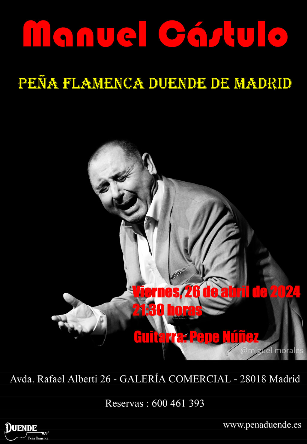 Manuel Cástulo - 26 de abril