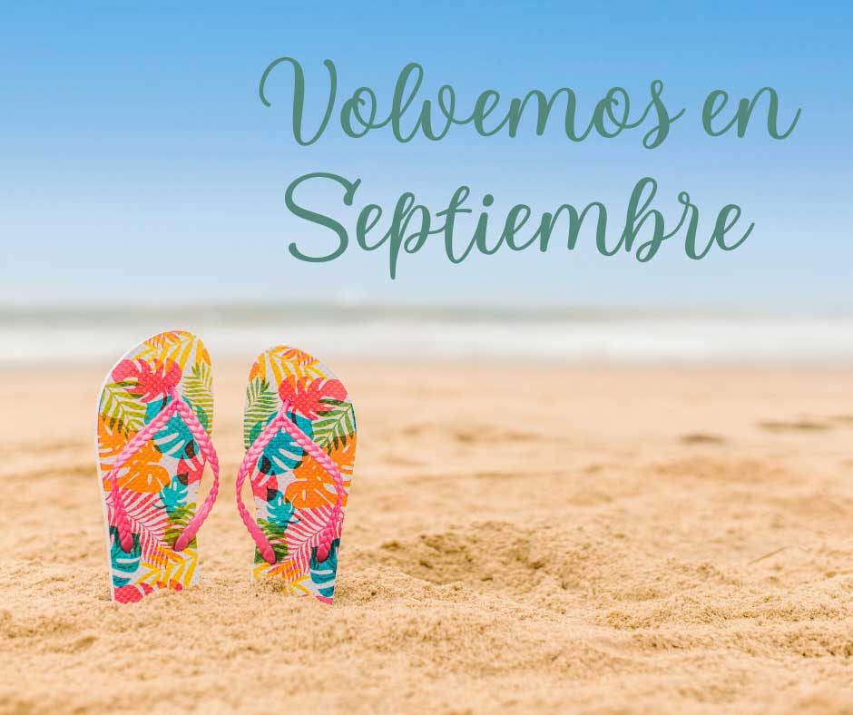 Volvemos en septiembre