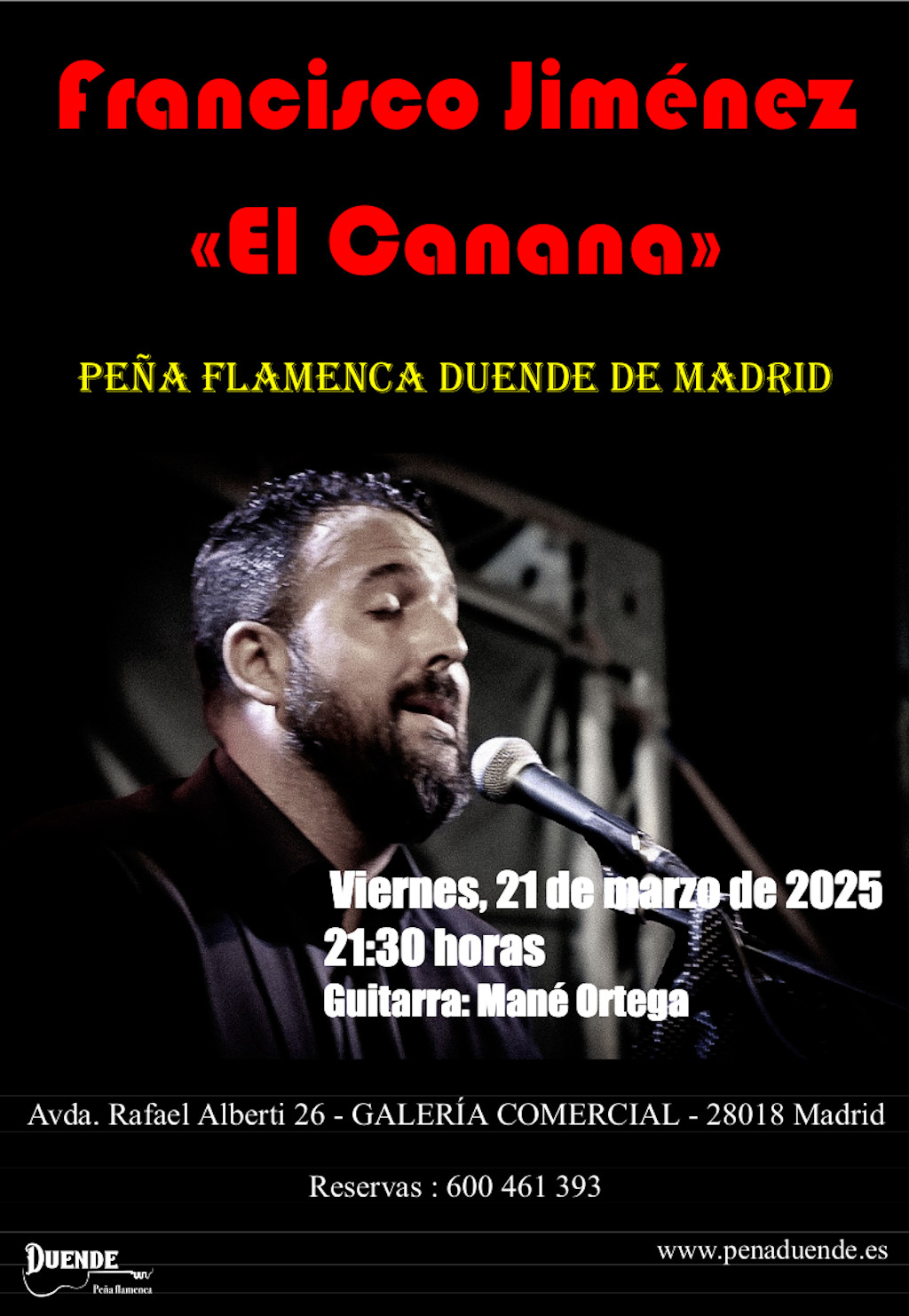 Francisco Jiménez "El Canana" -  21 de marzo